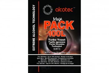 Дрожжи Alcotec Mega Pack 100л 360г