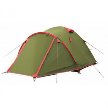 Палатка Tramp Lite CAMP - 4 #TLT-022 зеленый